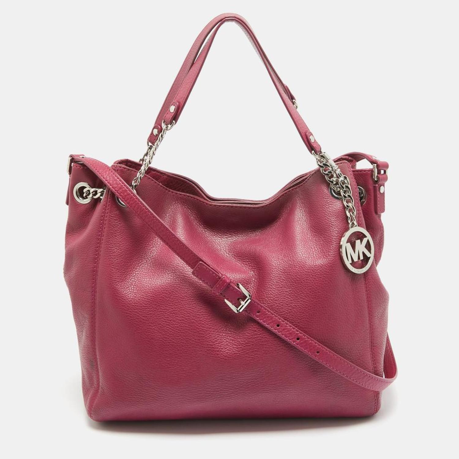 Magenta michael kors bag hotsell