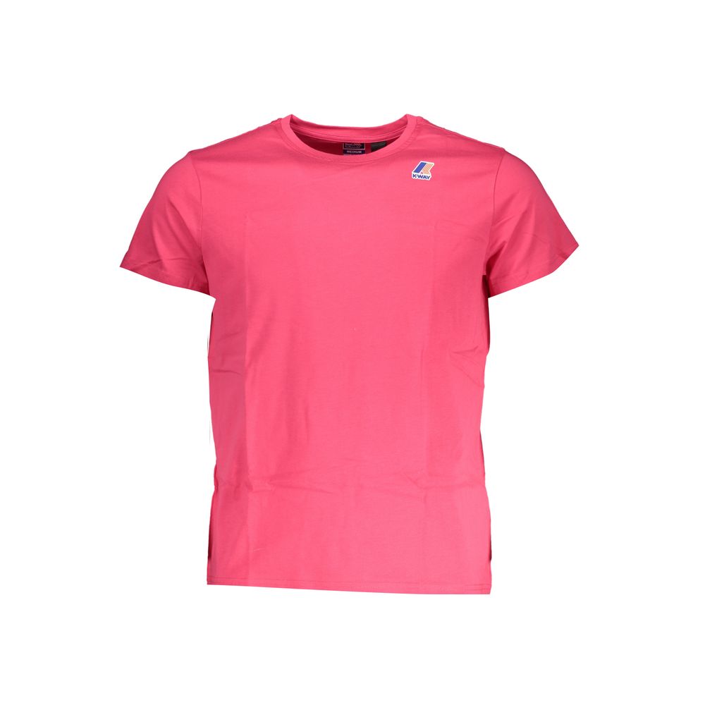 K WAY Pink Cotton T Shirt