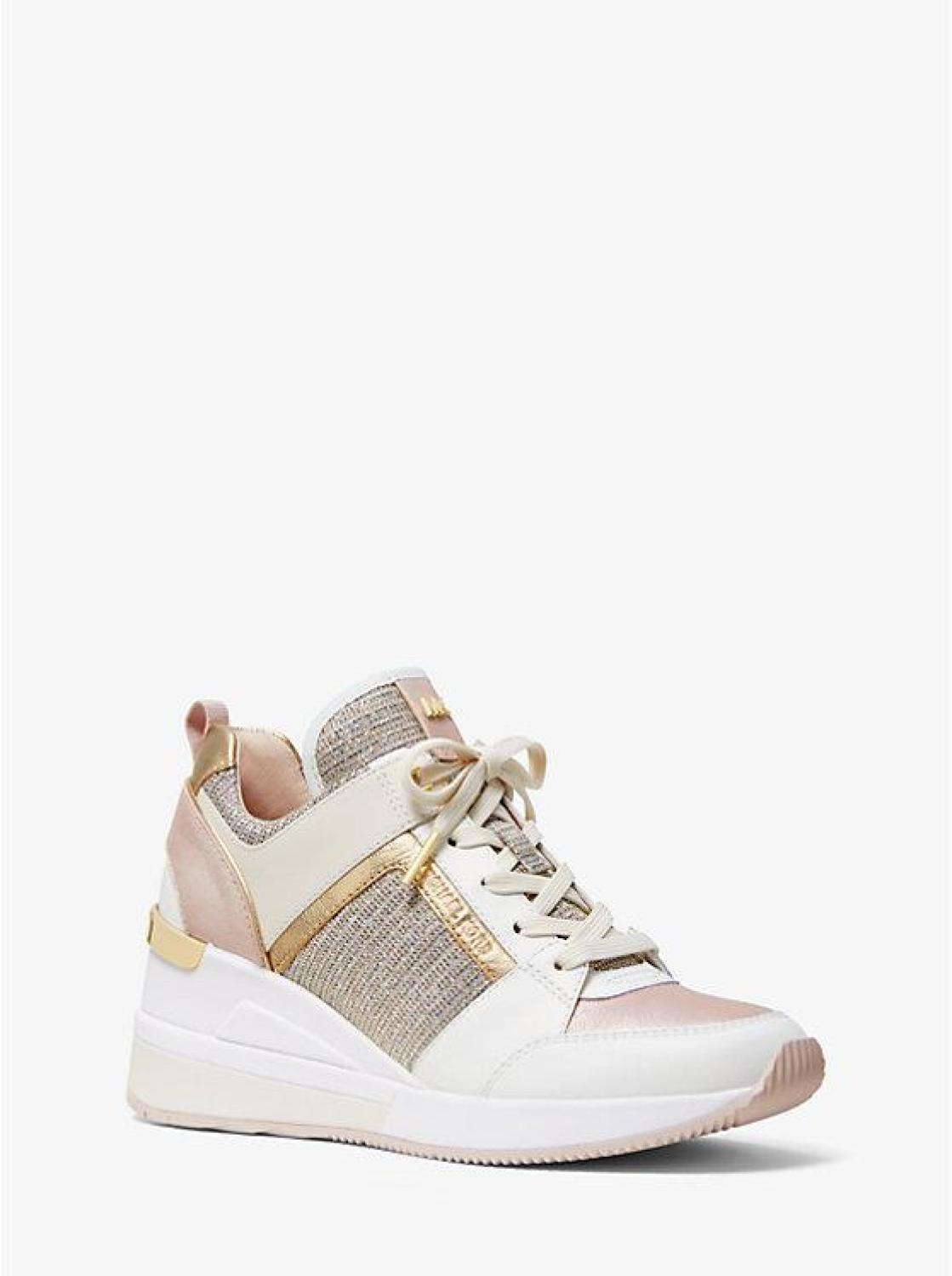 Georgie store leather trainer