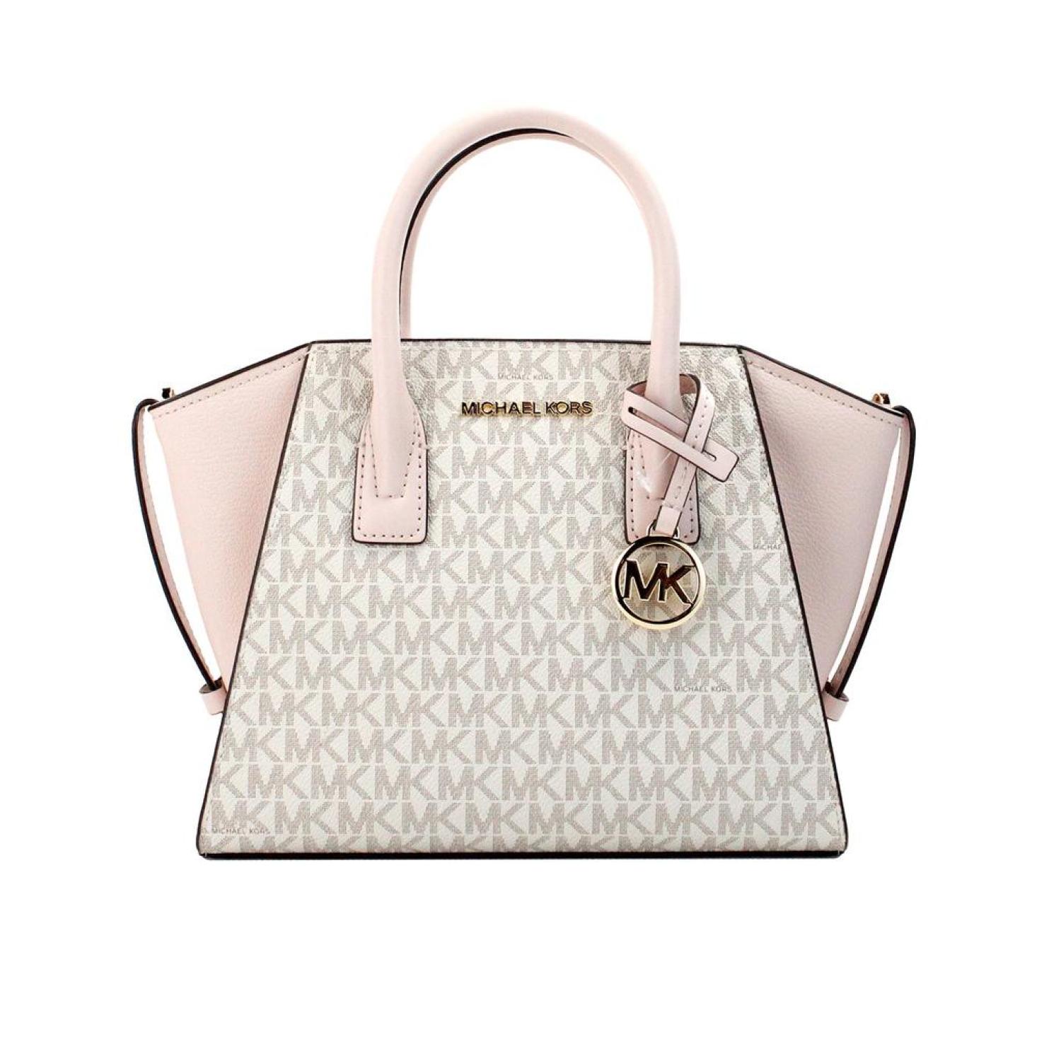 Michael Kors Avril 2024 Small Top-Zip Satchel in blush pink