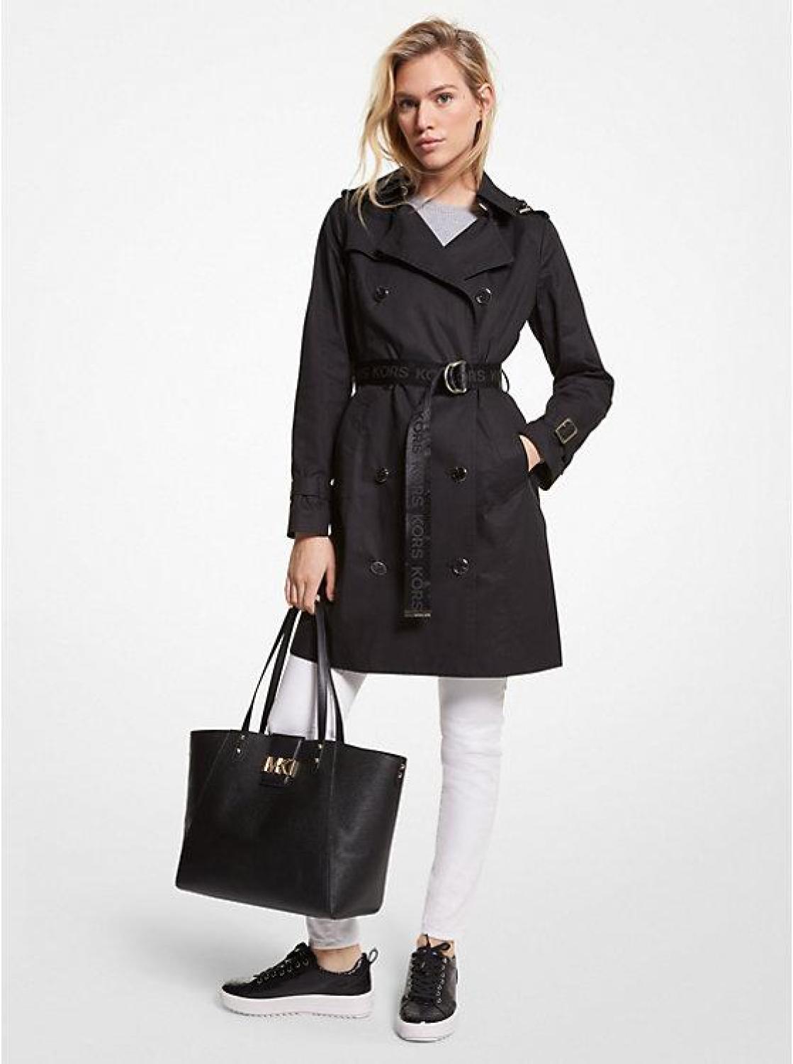 Modal blend outlet trench coat