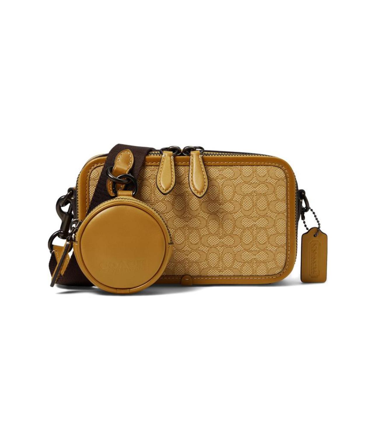 Charter Slim Crossbody In Micro Signature Jacquard