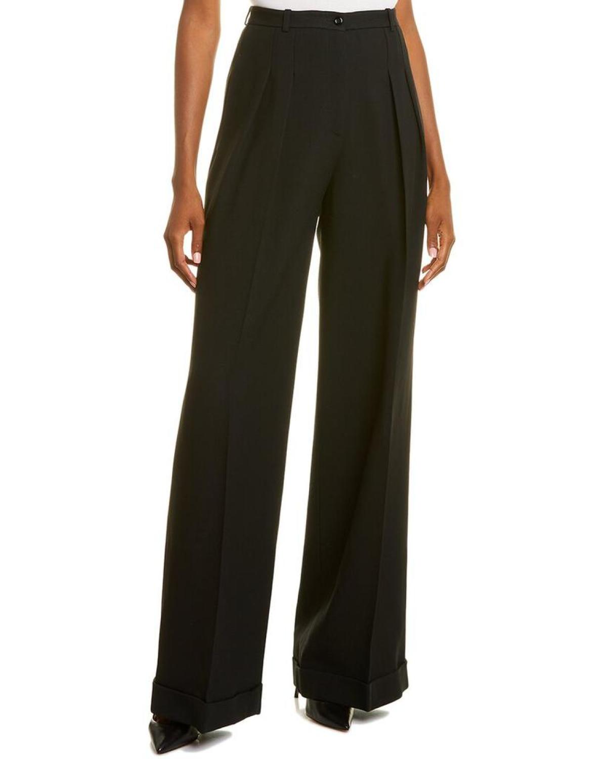 Sablè crepe palazzo pants