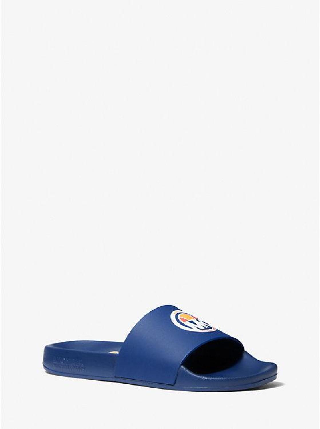 Gilmore printed best sale logo slide sandal