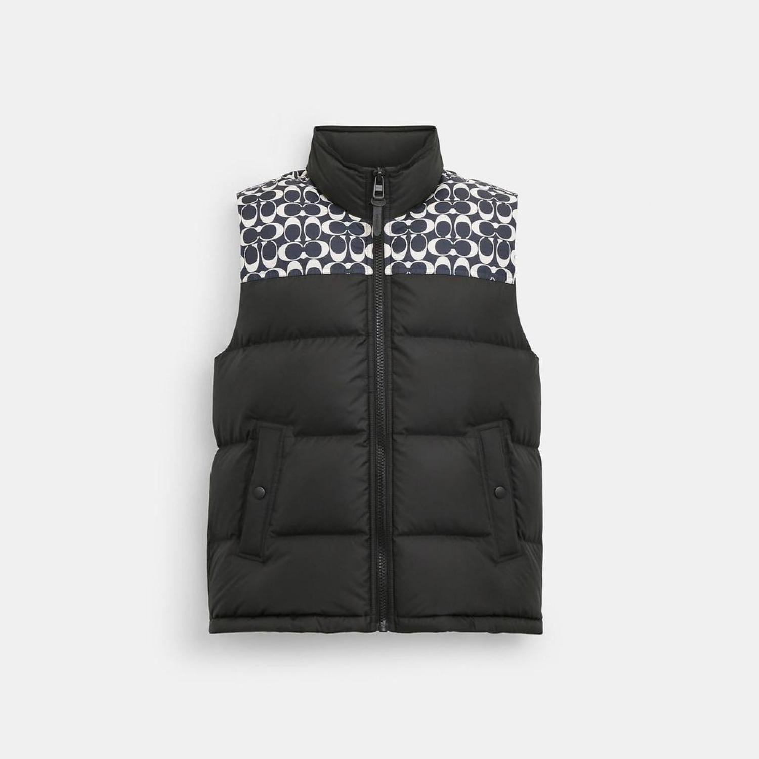 Coach puffer vest best sale