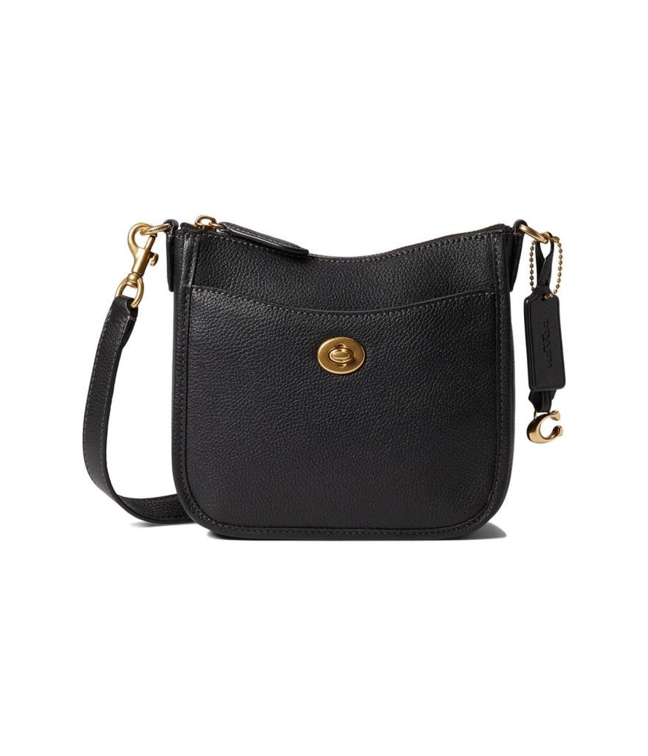 Coach chaise crossbody 2025 in polished pebble leather