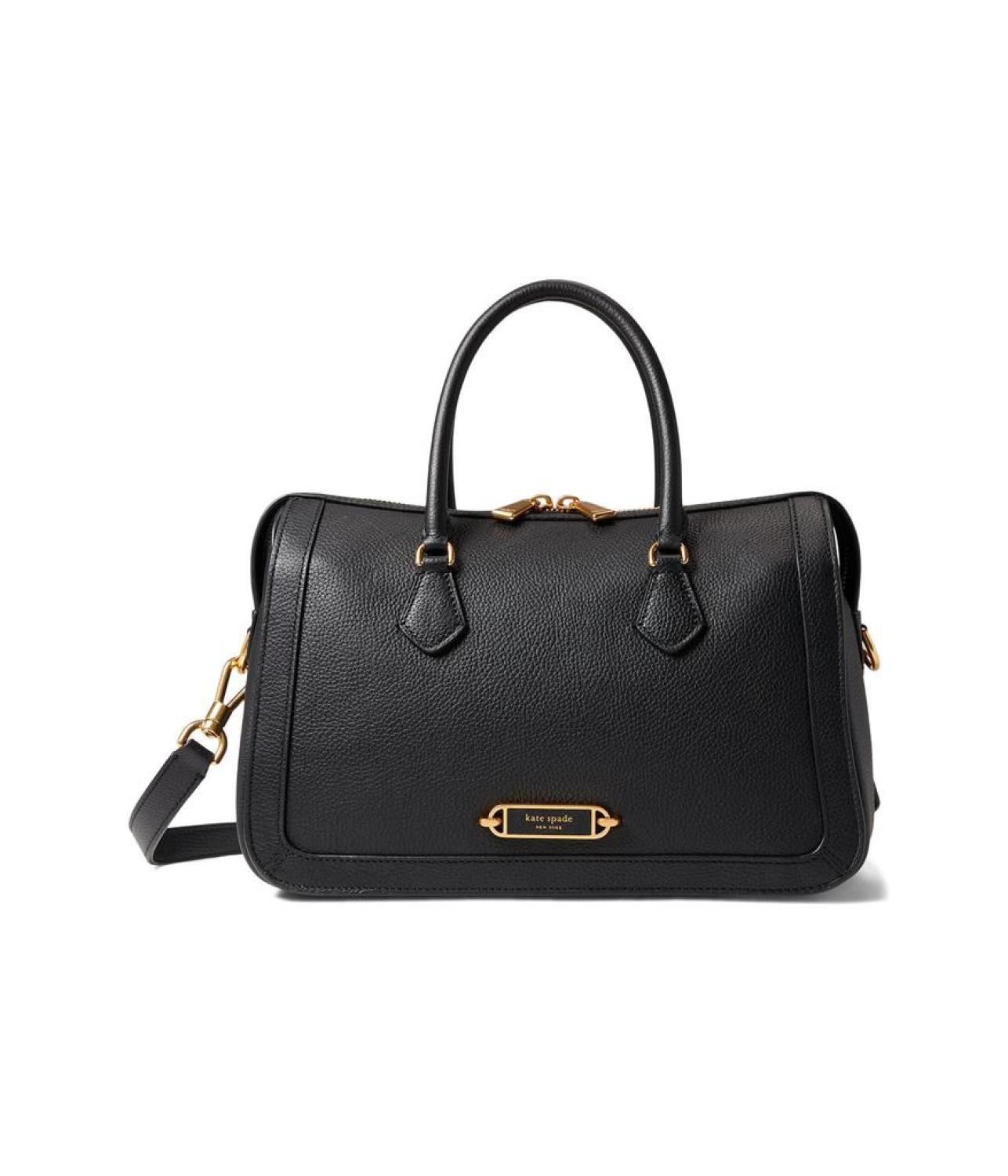 Gramercy medium pebbled outlet leather satchel