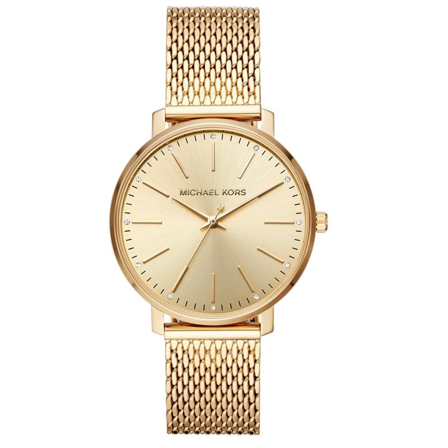 Women s Pyper Gold Tone Stainless Steel Mesh Bracelet Watch 38mm