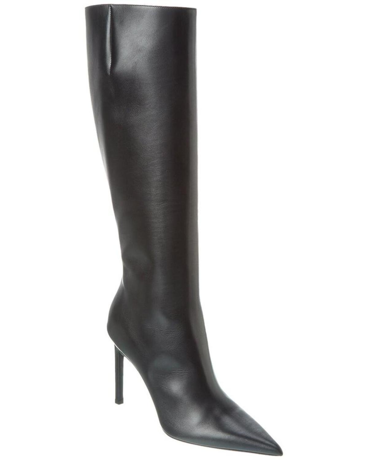 Michael kors black sales knee high boots