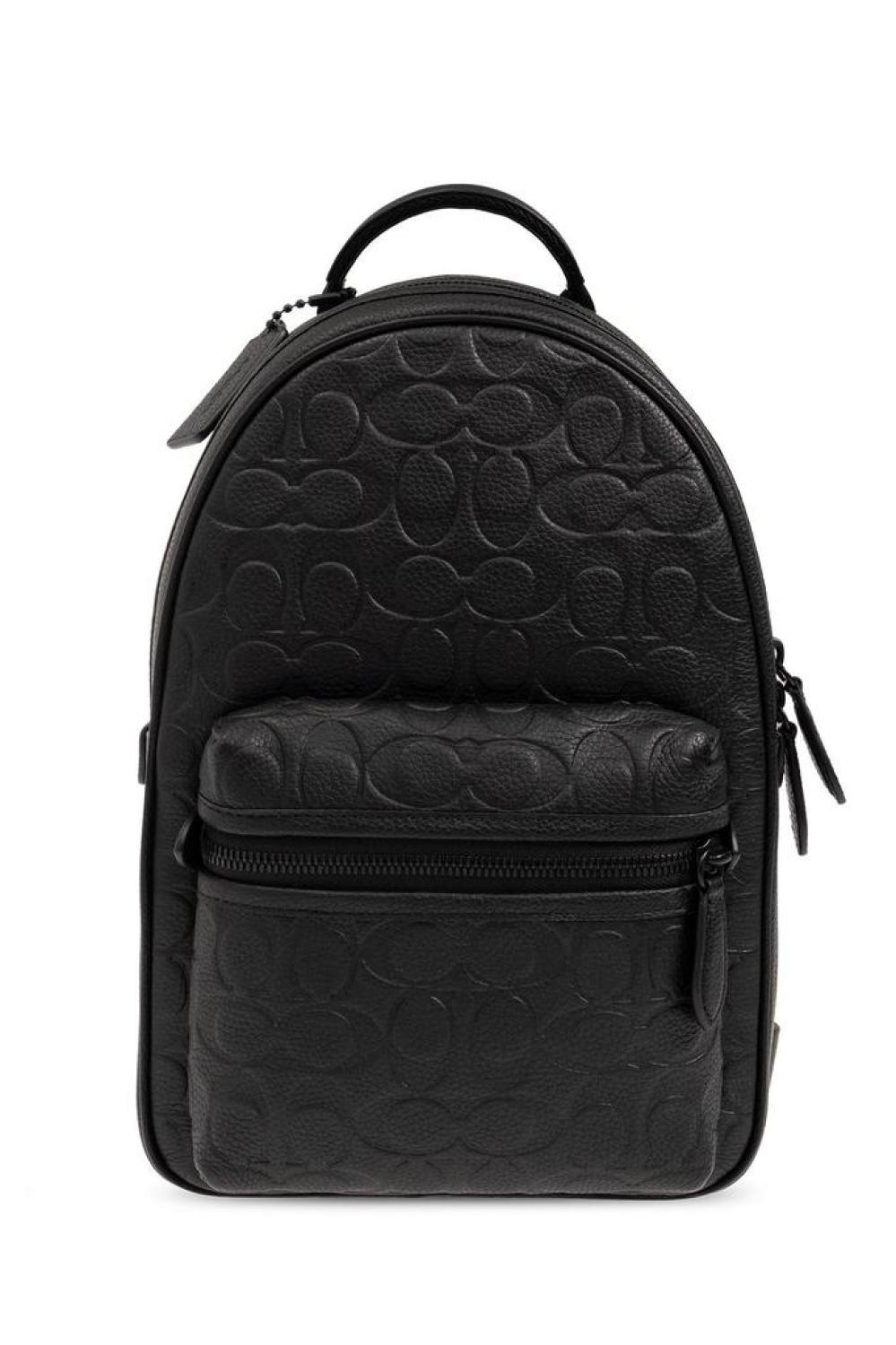 Coach outlet embossed backpack