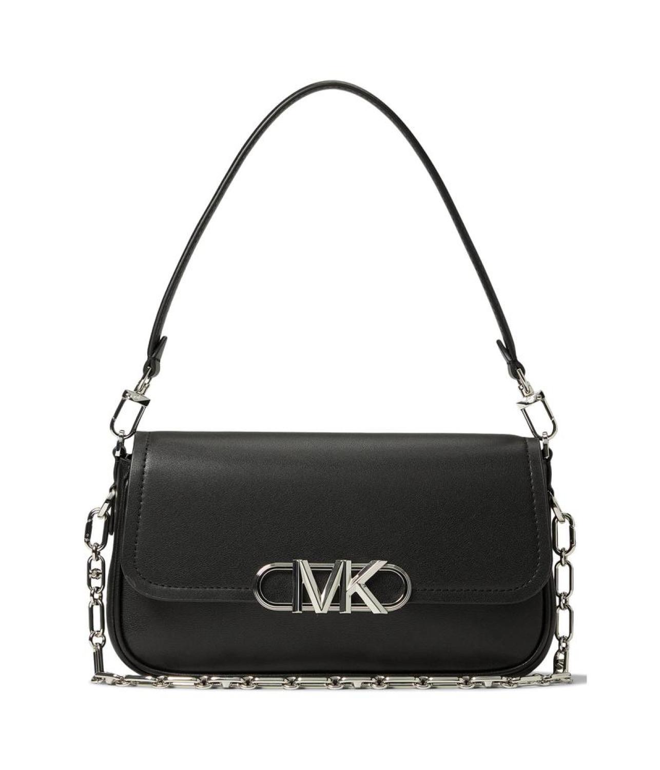 Michael Kors Parker XL Convertible Chain Shoulder Bag - Black