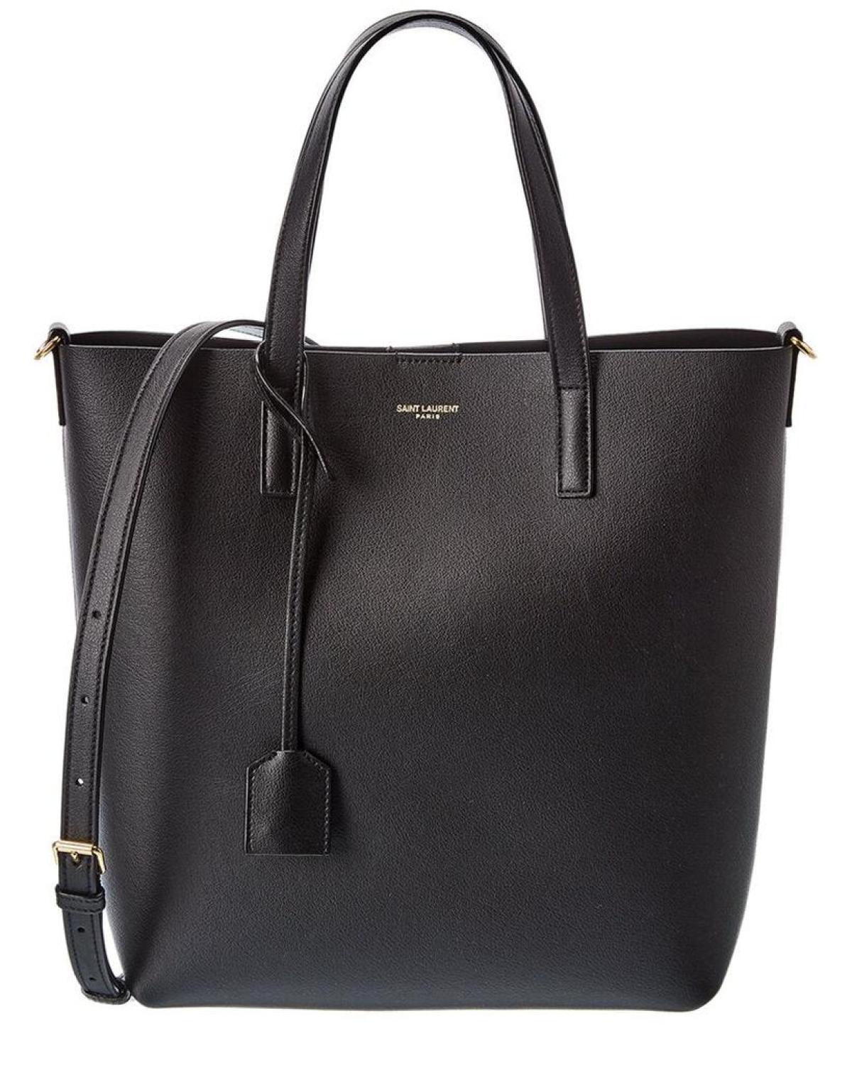 Ysl leather shopper discount tote