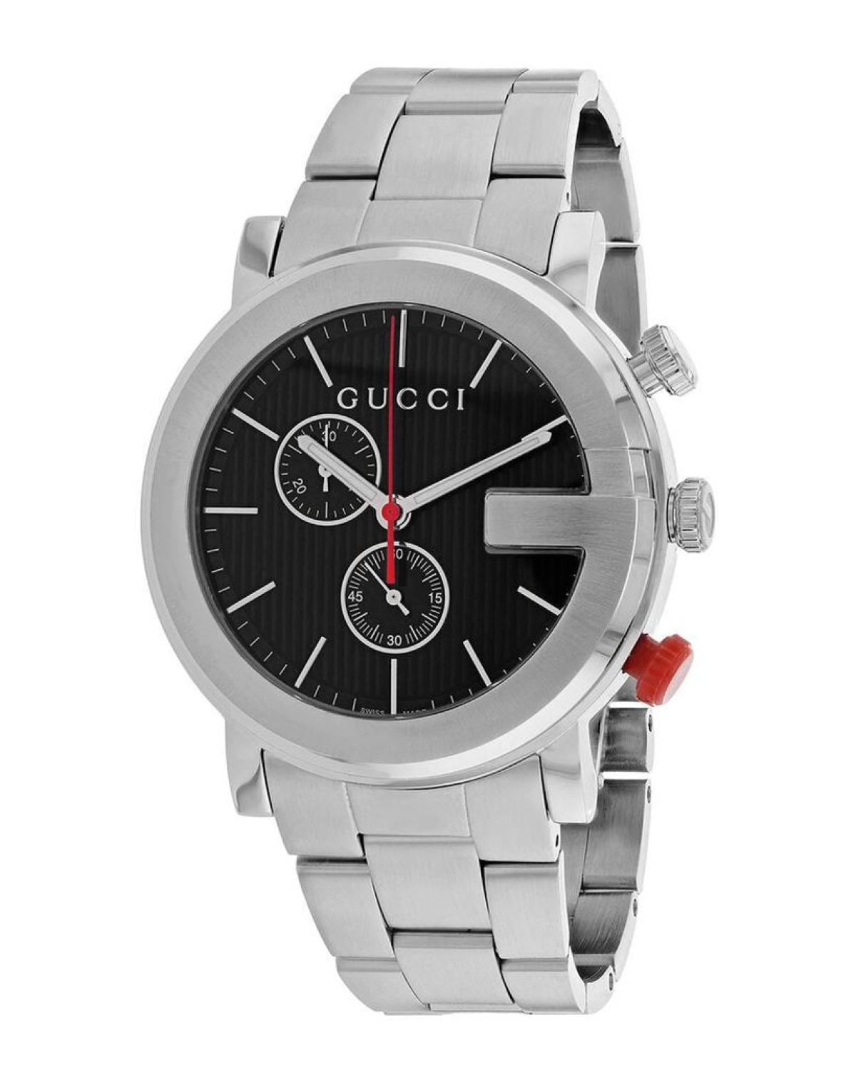 Gucci watch shop mens stainless steel