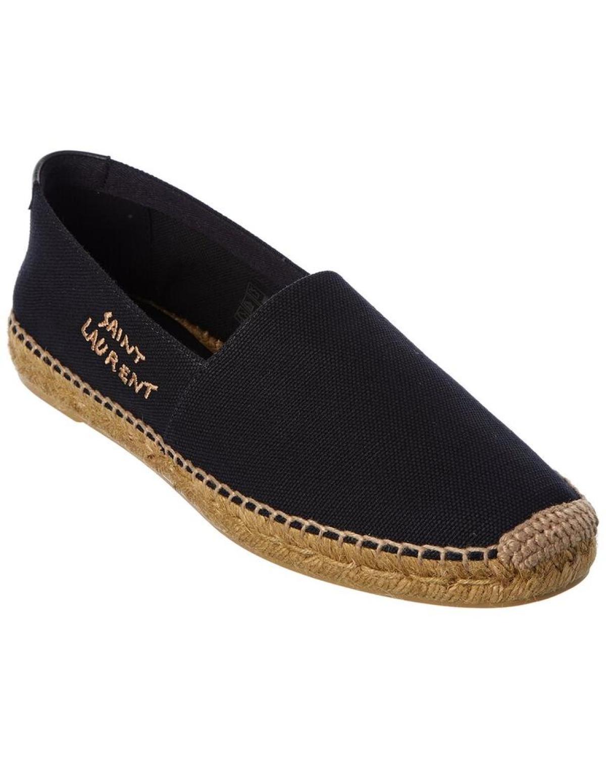 Saint laurent clearance canvas espadrilles