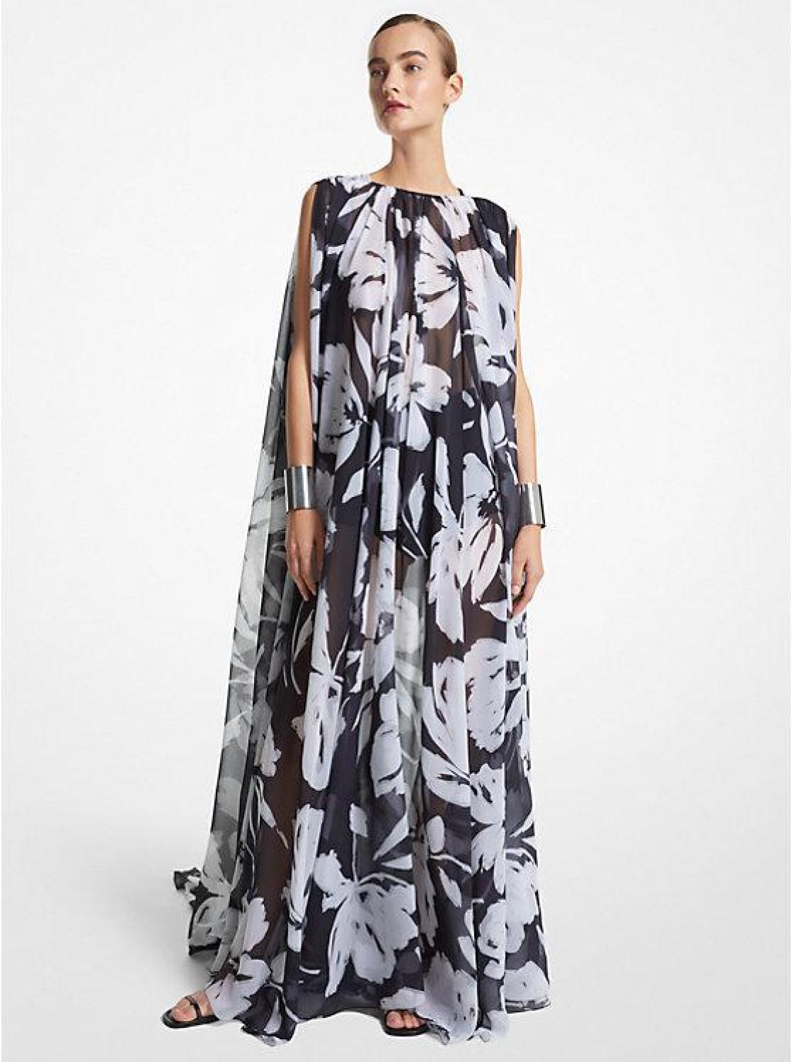 Chiffon hotsell kaftan gown