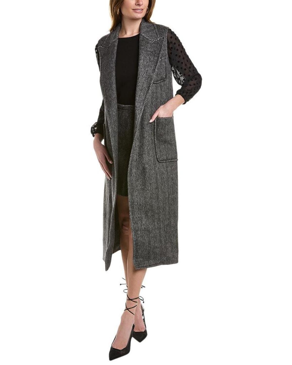 Michael kors cheap wool wrap coat