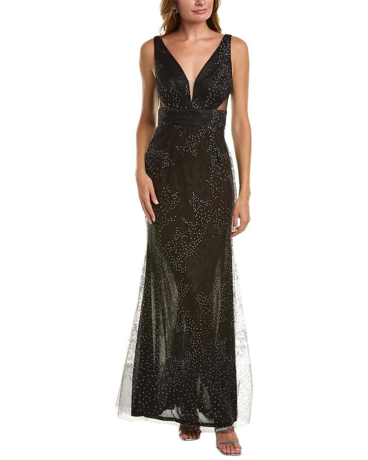 Marchesa Notte Glitter Gown