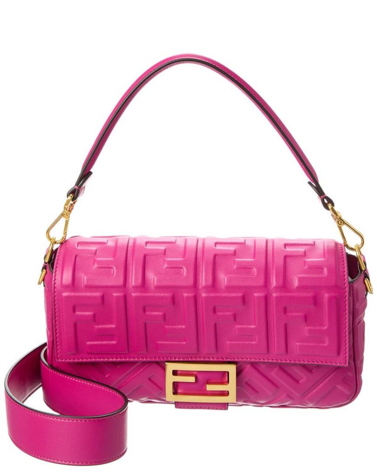 Fendi baguette bag online pink