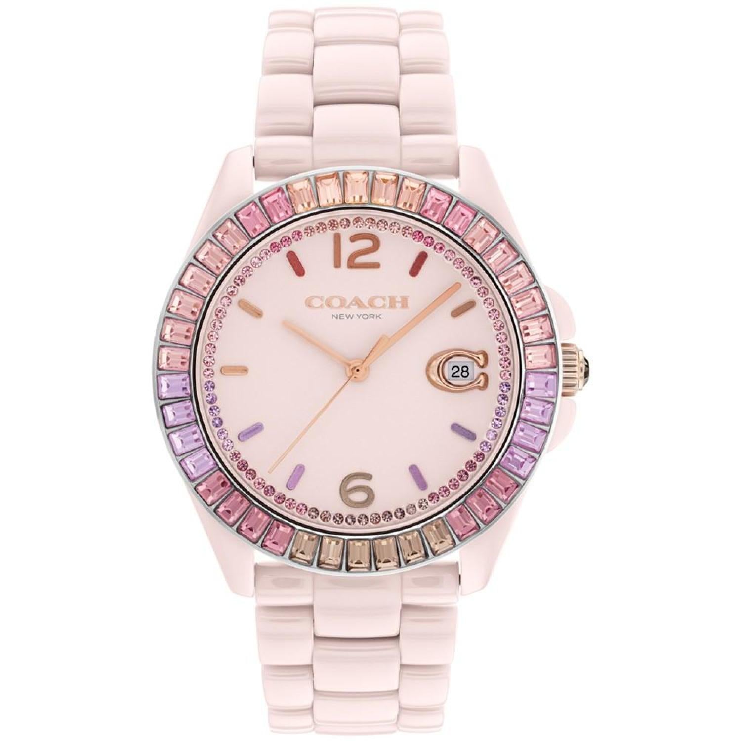 Coach white hot sale ceramic watch