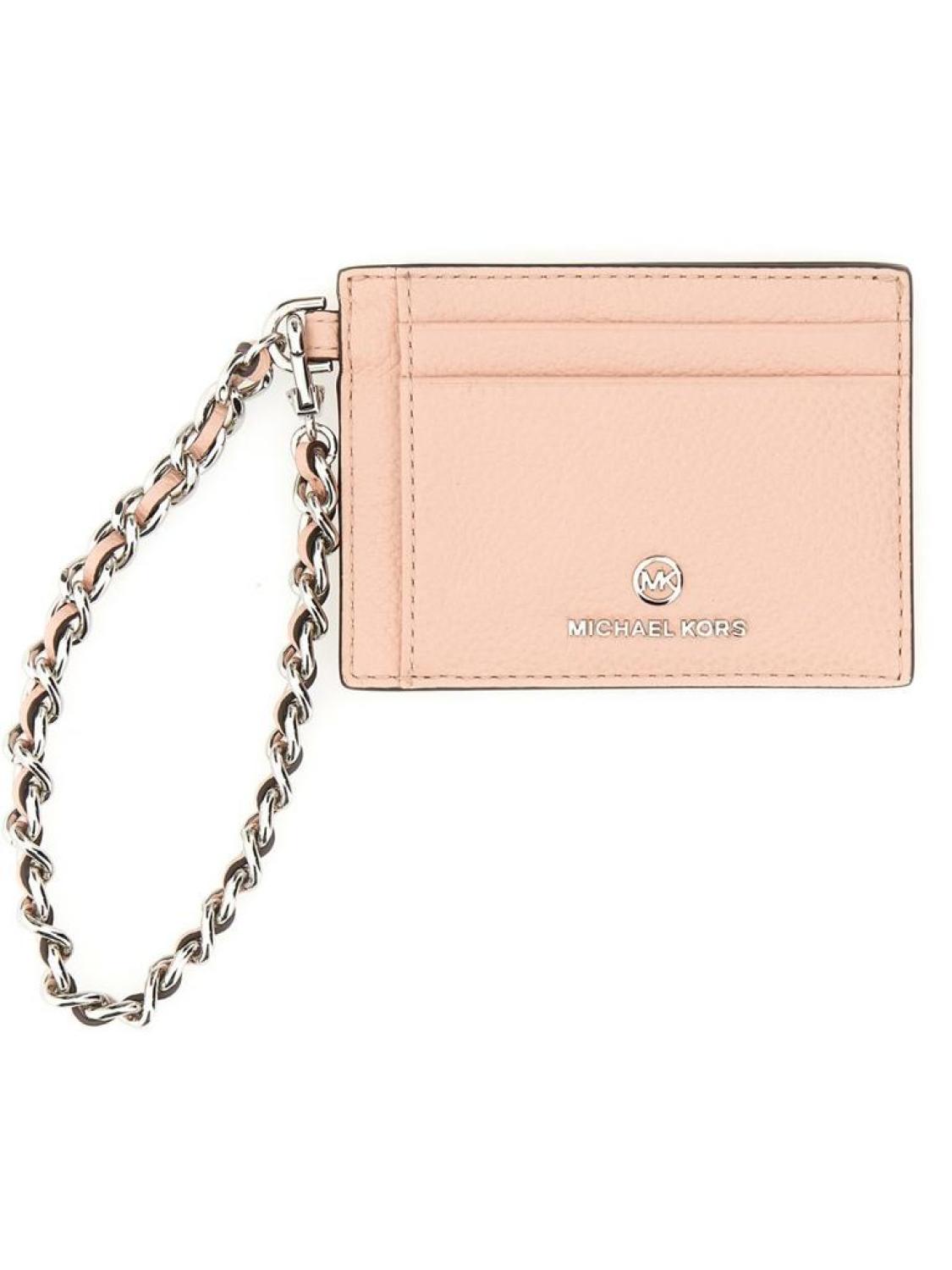 Michael kors card holder best sale with chain