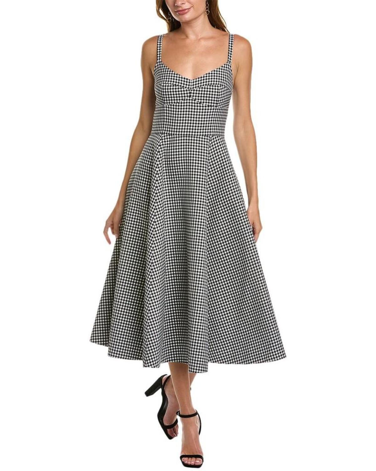 Michael kors sale gingham dress