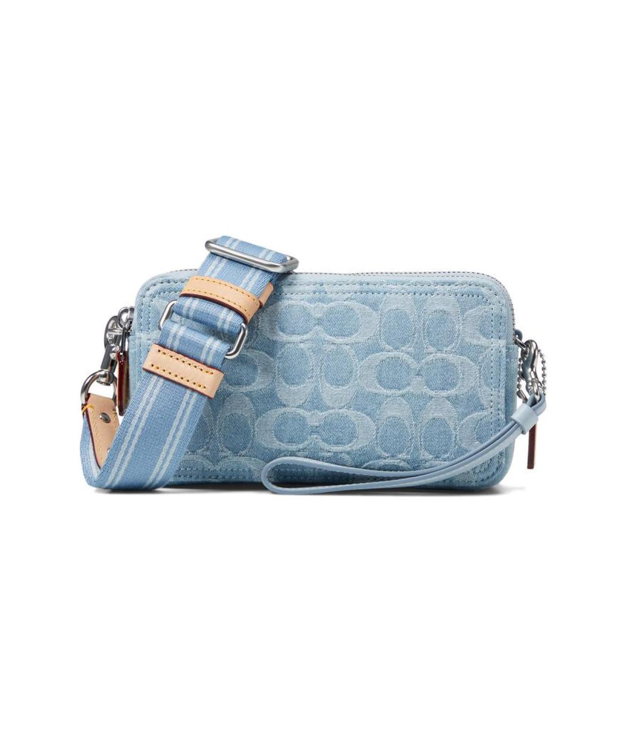 Washed Denim Signature Kira Crossbody