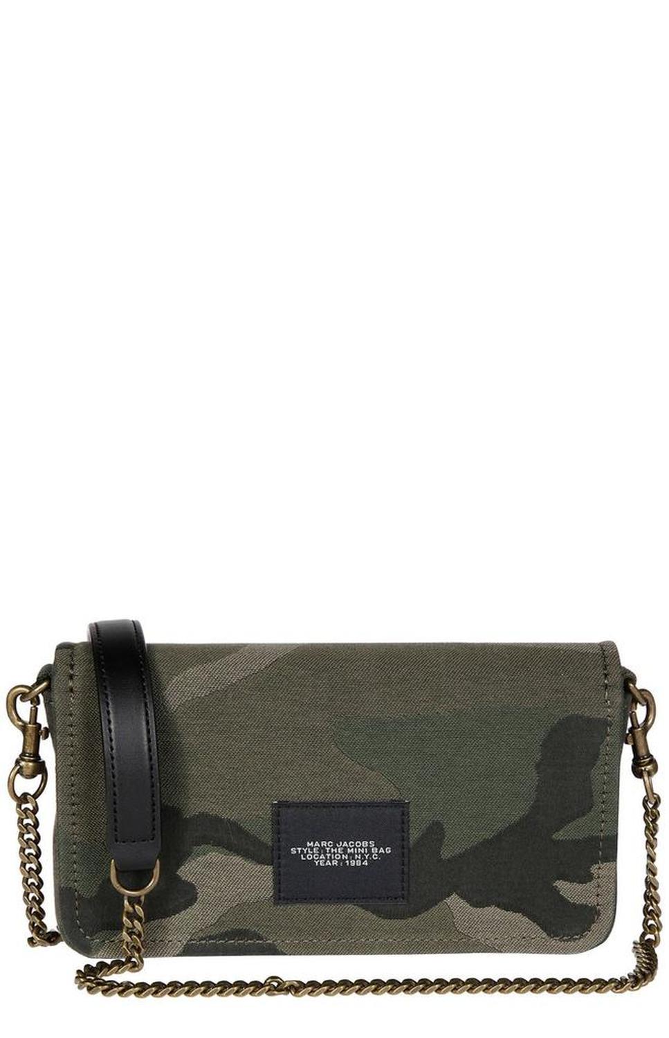 Marc Jacobs The Camo Jacquard Chain Mini Bag