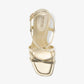 Lana Crystal-Embellished Metallic Sandal