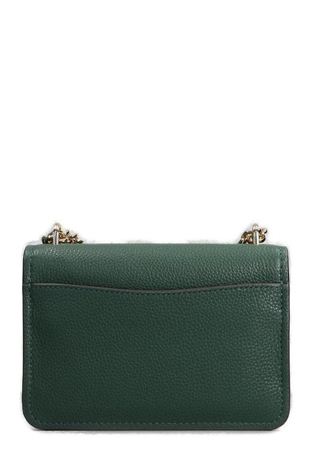 Michael Kors Claire Chain-Linked Foldover Top Crossbody Bag