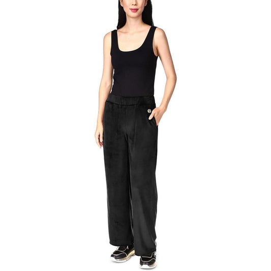 Womens Velour Straight Leg Straight Leg Pants