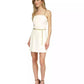 Women's Bustier Sleeveless Belted Mini Dress