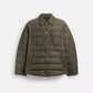 Coach Outlet Lightweight Shirt Down Jacket In Recycled Polyester