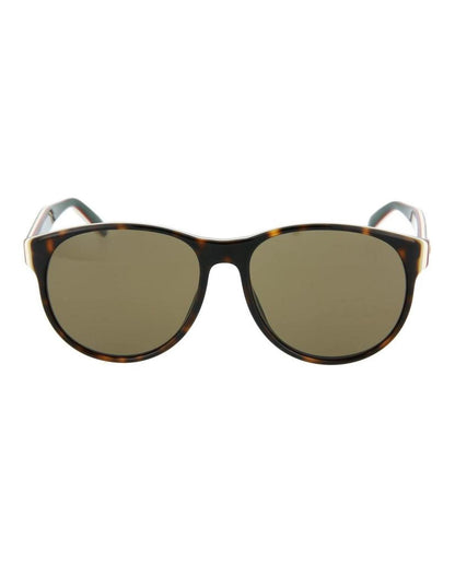 Round-Frame Acetate Sunglasses