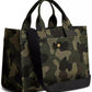 Camo Print Canvas Medium Cargo Tote