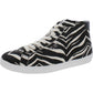 Womens Calf Hair Casual And Fashion Sneakers