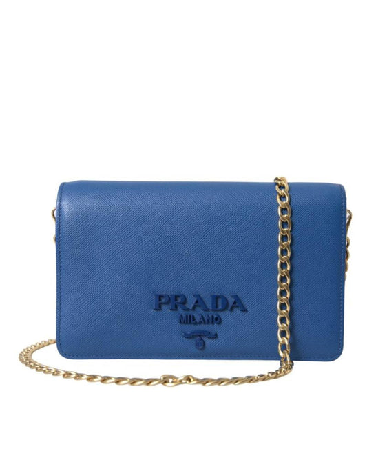 Prada Elegant Monogram Leather Sling Women's Purse