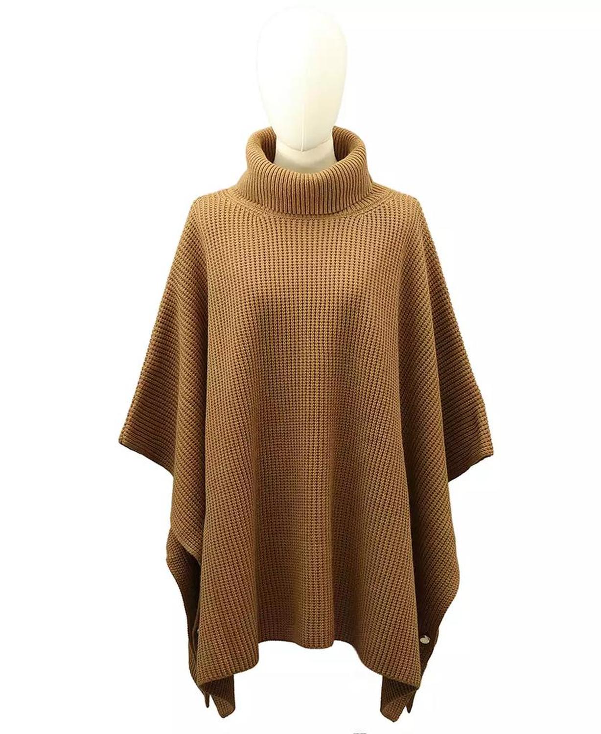 Women's Thermal Turtleneck Poncho