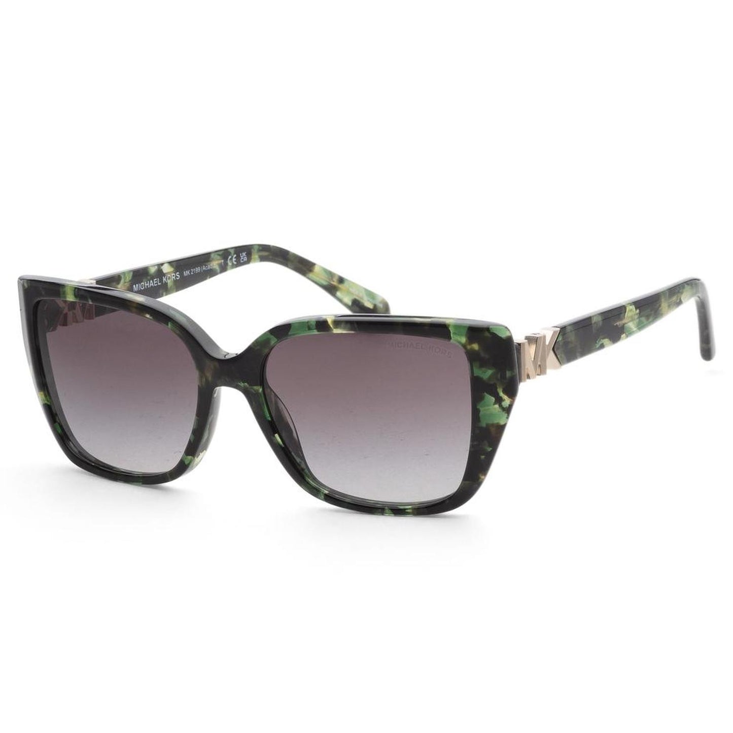 Women's 55mm Amazon Green Tortoise Sunglasses