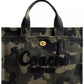 Camo Print Canvas Medium Cargo Tote