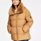 Women's Faux-Fur-Collar Hooded Puffer Coat, Created for Macy's