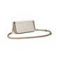 Devin Colorblocked Saffiano Leather Flap Chain Wallet