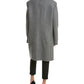 Michael Kors Collection Reefer Slit Sleeve Wool Coat