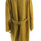 'S Max Mara Womens Cotton Woven Long Sleeve Mid Length Pea Coat Yellow