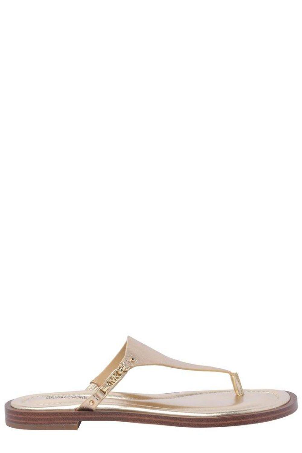 Michael Michael Kors Daniella Metallic Flat Sandals