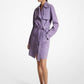 Bonded Suede Trench Coat