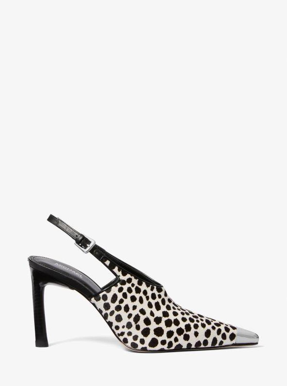 Kasia Cheetah Print Calf Hair Slingback Pump