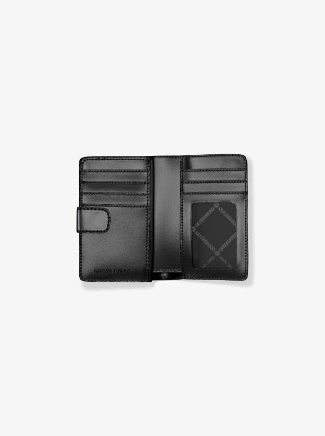 Jet Set Medium Two-Tone Logo Wallet