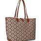 Spade Flower Jacquard Large Open Tote