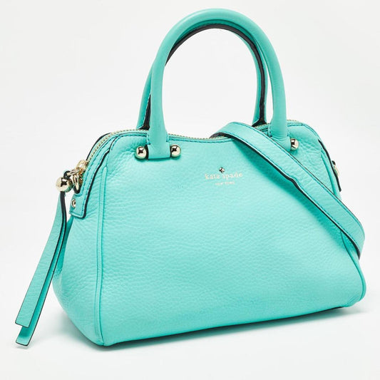 Kate Spade Tiffany Blue Leather Mini Charles Street Audrey Satchel