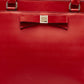 Red Leather Beacon Court Jeanne Tote